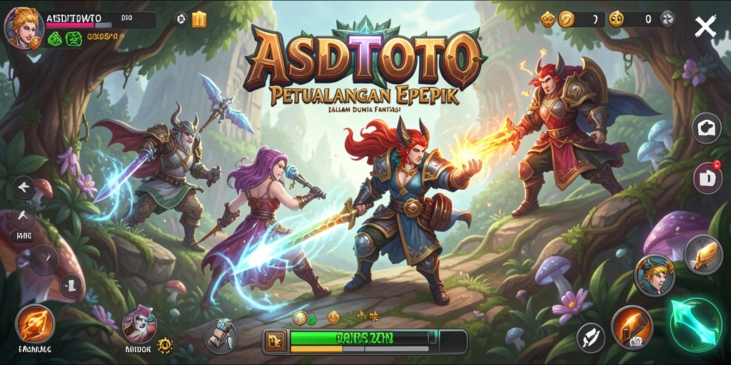 Tampilan gameplay memukau dari ASDTOTO dengan aksi RPG mendebarkan.