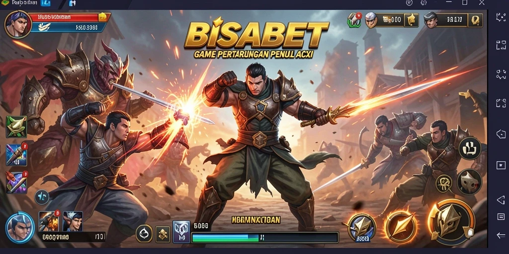 Tangkapan layar BISABET menampilkan aksi pertarungan yang mendebarkan.