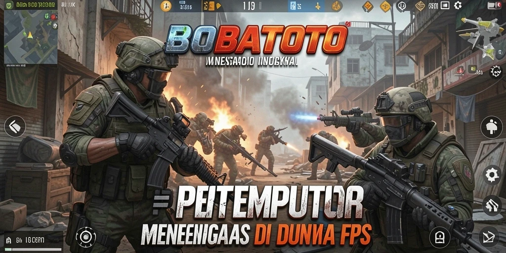 Tangkapan layar menampilkan aksi pertempuran intens dalam BOBATOTO.
