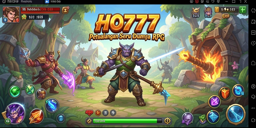 Tampilan menakjubkan dari gameplay RPG yang dinamis dan menarik.