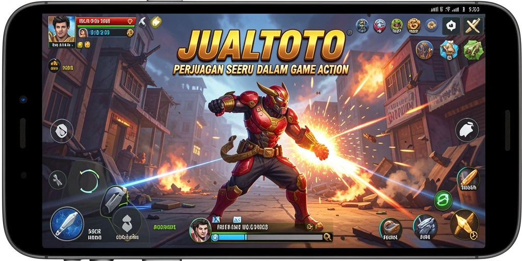 Screenshot utama JUALTOTO menampilkan aksi memukau dalam pertempuran.