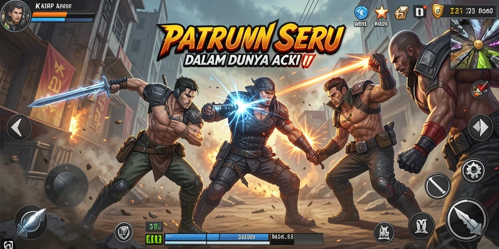 Tampilan aksi seru dalam gameplay KKRP yang mendebarkan.