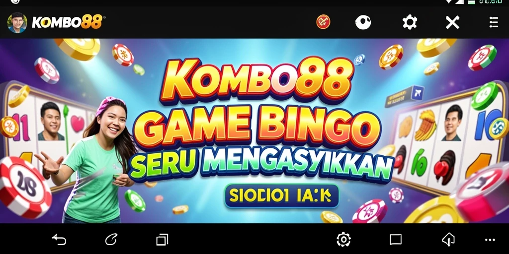 Screenshot gameplay KOMBO88 menampilkan suasana seru bermain Bingo.