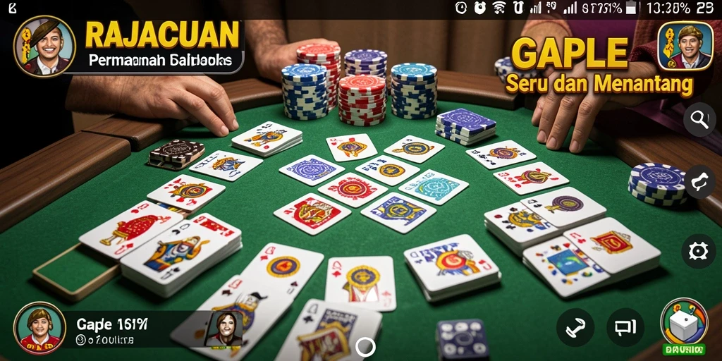 Tampilan gameplay seru dan interaktif di RAJACUAN.