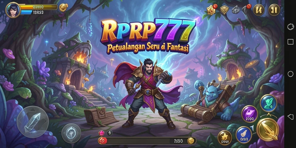 Gameplay RPRP777 menampilkan petualangan menarik di dunia fantasi.