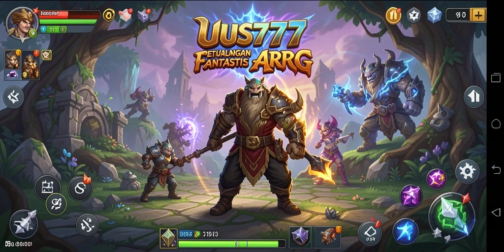 Screenshot utama menampilkan aksi gameplay seru dalam UUS777.